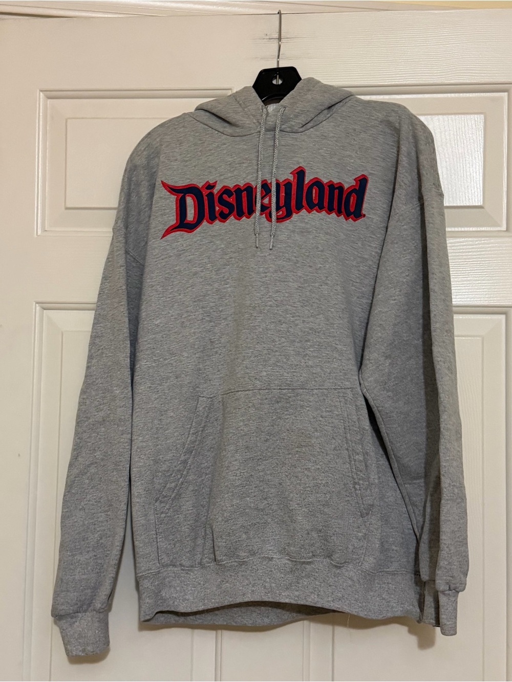 Disneyland Disney Parks SpellOut vintage Y2K Gray Hoodie Large L